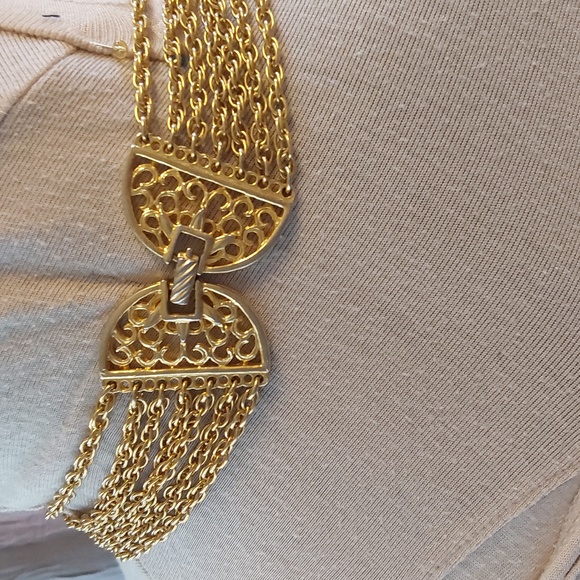 Estroscon Egypt revival gold plated. signed Hill Craft - Picture 2 of 3